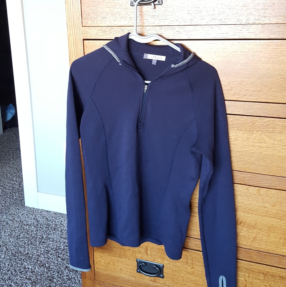 Ibex women's 3/4 zip hoodie